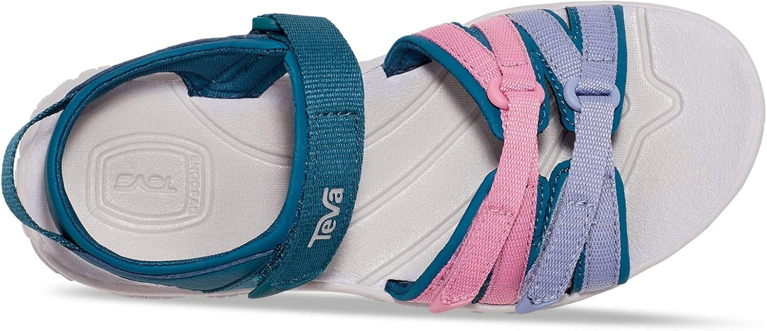 Teva Mädchen Tirra Kids Sportsandale, 28 EU Blue Coral Multi
