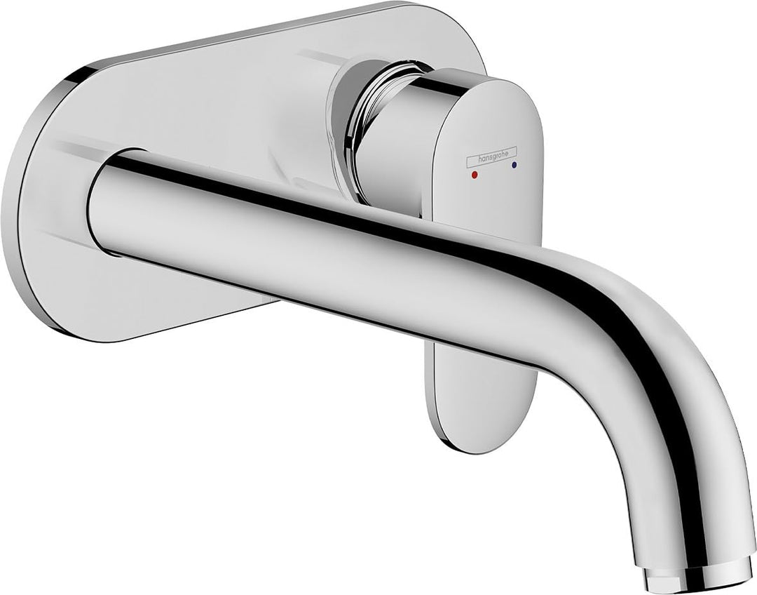 hansgrohe Waschtischarmatur Unterputz Vernis Blend, Wasserhahn Bad für Wandmontage, Badarmatur wasse