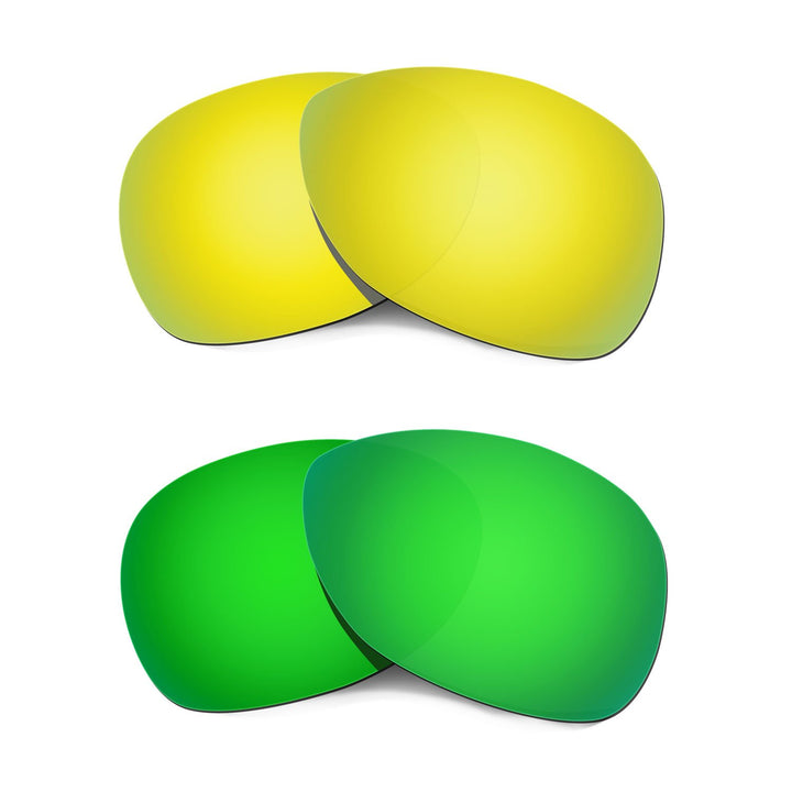 HKUCO Plus Replacement Lenses For Oakley Crosshair (2012) 2 pair Combo Pack