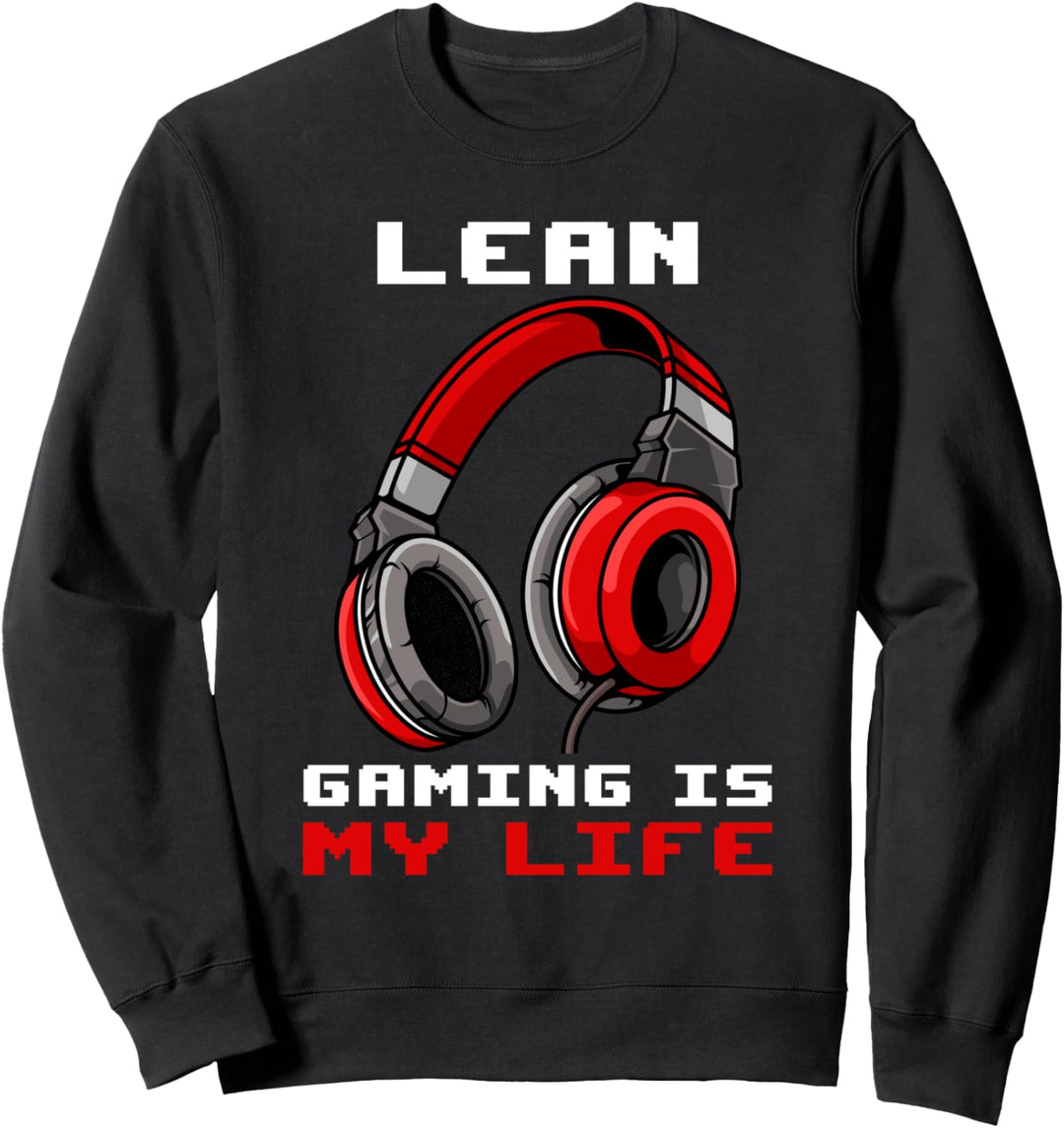 Lean - Gaming Is My Life - Personalisiert Sweatshirt