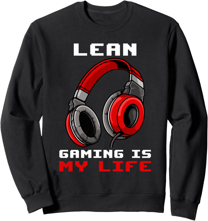 Lean - Gaming Is My Life - Personalisiert Sweatshirt