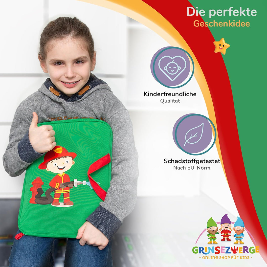 GRINSEZWERGE Tasche für Edurino & Tonie Figuren, TipToi Stift und Kinder Tablet | Sammel-Mäppchen mi
