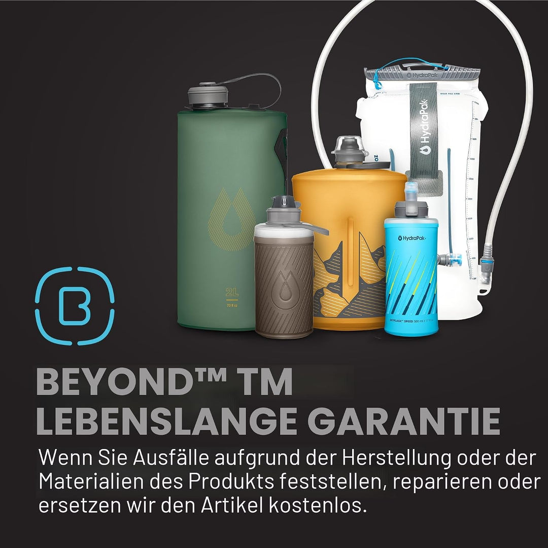 KATADYN HYDRAPAK Bidón flexible FLUX 1.5L gris Mammoth Grey 1,5 l, Mammoth Grey 1,5 l