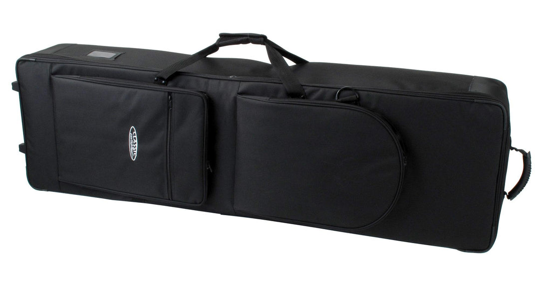 Classic Cantabile Keyboardtasche mit Rollen 115cm schwarz (robuster Gigbag, Innenmasse, 115 x 45 x 1