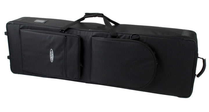 Classic Cantabile Keyboardtasche mit Rollen 115cm schwarz (robuster Gigbag, Innenmasse, 115 x 45 x 1