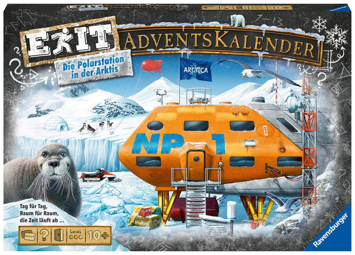 Ravensburger EXIT Adventskalender "Die Polarstation in der Arktis" - 25 Rätsel für EXIT-Begeisterte