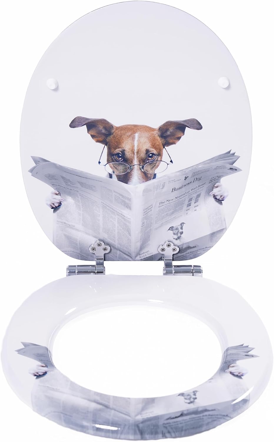 SINOBATH Premium WC Sitz mit Absenkautomatik – hochwertige Toilettendeckel aus Holz, viele bunte Mot