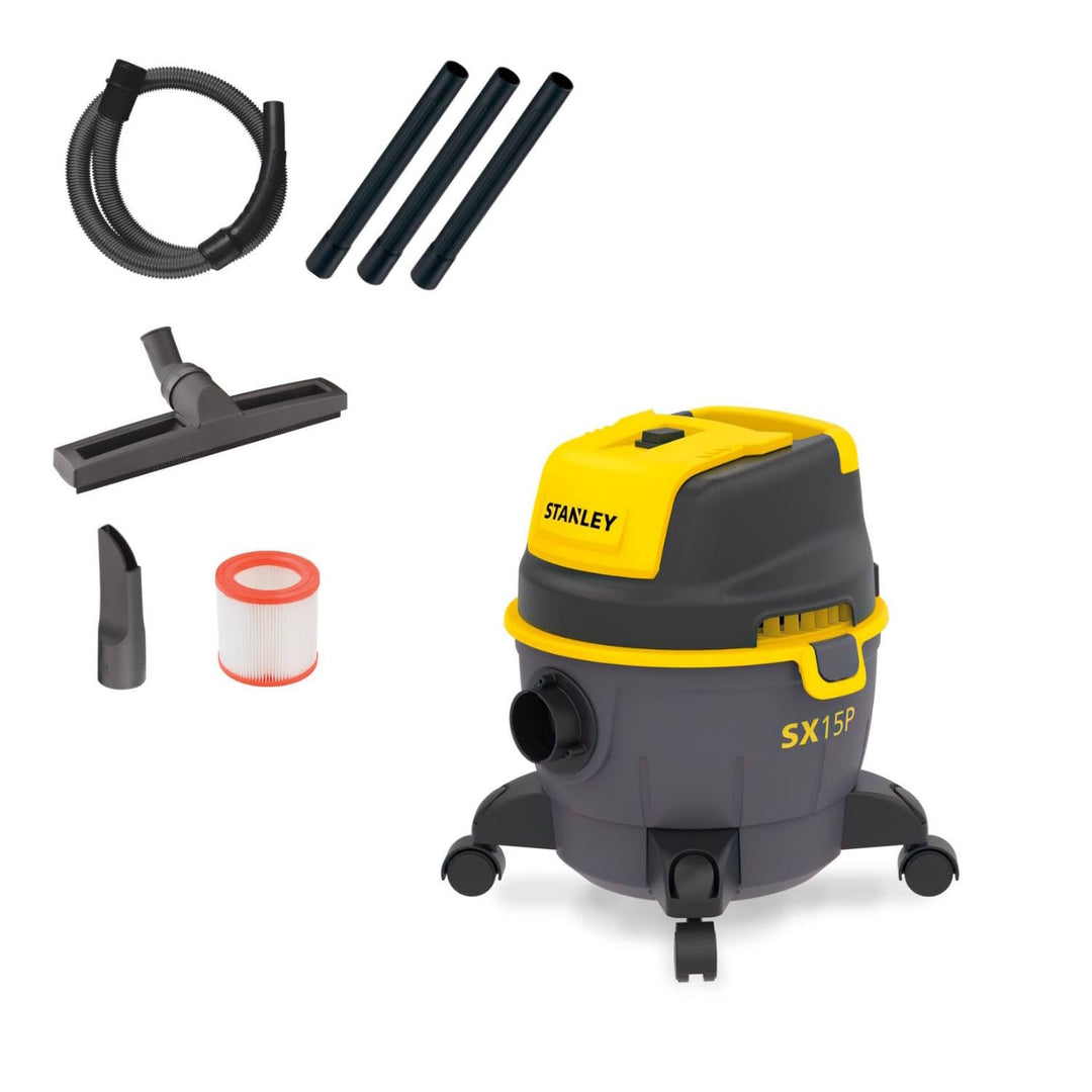 Stanley Nass und Trockensauger SXVC15PE (1000 W, 15 Liter)