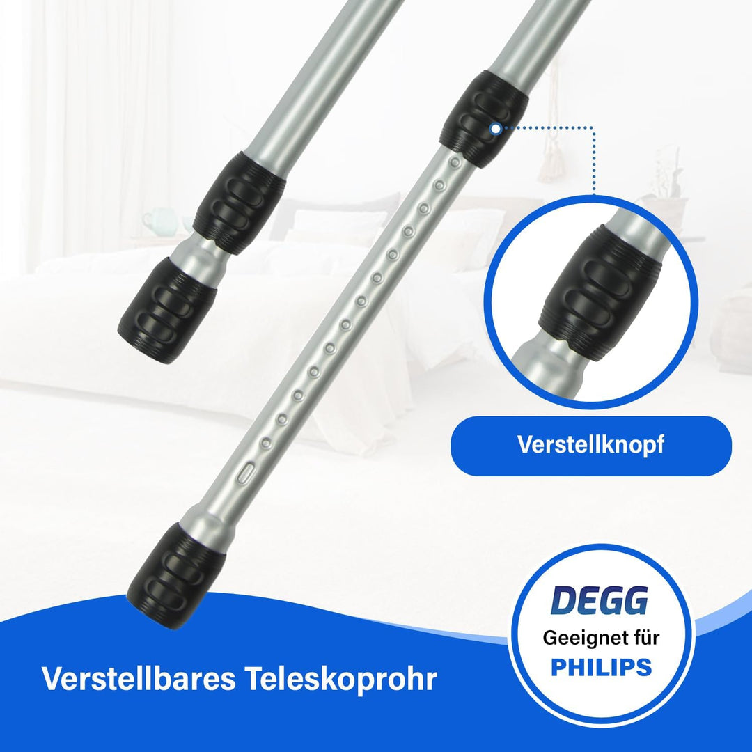 DEGG Staubsaugerrohr - Kompatibel mit Philips PowerPro Expert Serie, Performer Expert und Marathon T