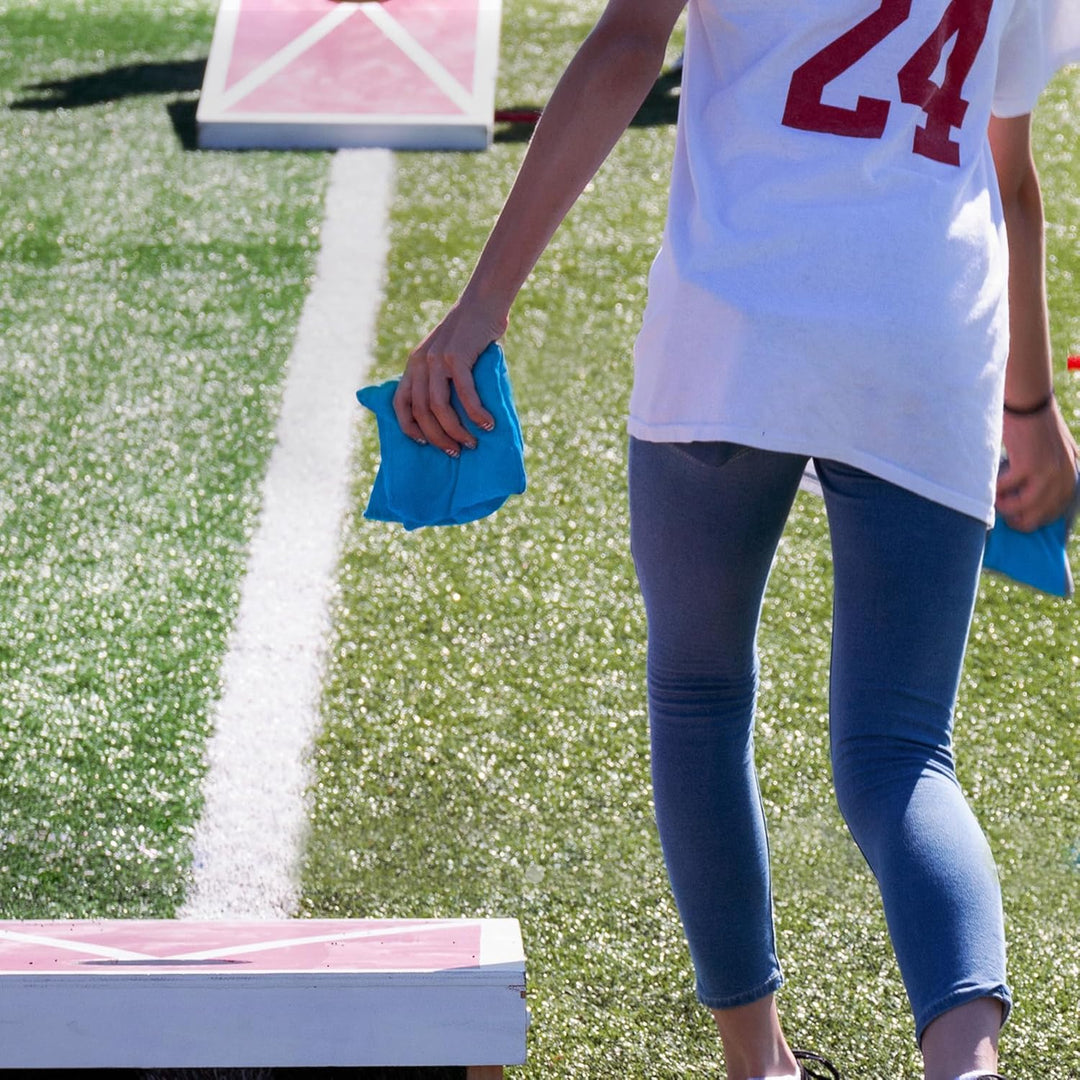 Original Cornhole Bean Bag Set (8er) - 4 rote und 4 Blaue Cornhole
