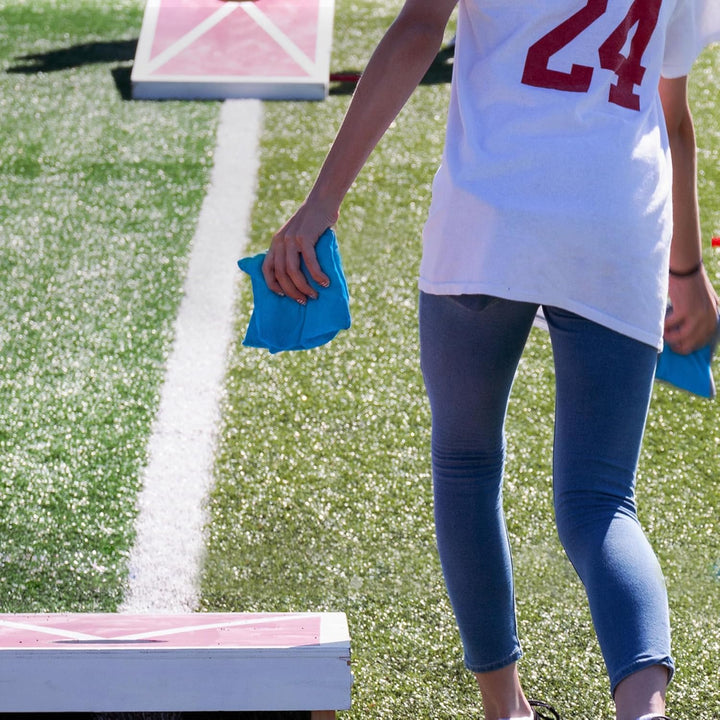Original Cornhole Bean Bag Set (8er) - 4 rote und 4 Blaue Cornhole