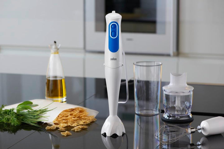 Braun Household MQ 3025 Omelette Stabmixer, Kunststoff, Weiss MQ3025 Omelette, MQ3025 Omelette