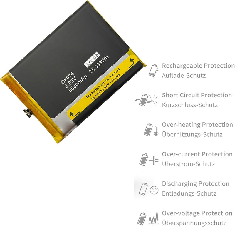 Aousavo BV BV9800 DK014 ersatz akku Kompatibel mit Blackview BV9800 BV9800 Pro DK014 mit Free Toolki
