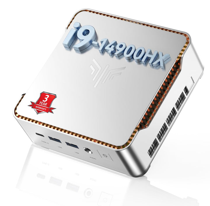 NiPoGi Hyper H2 Mini PC Ιntel Core i9-14900HX(Besser als i9-13900HK, 24C/ 32T), 32 GB DDR4 & 1 TB M.