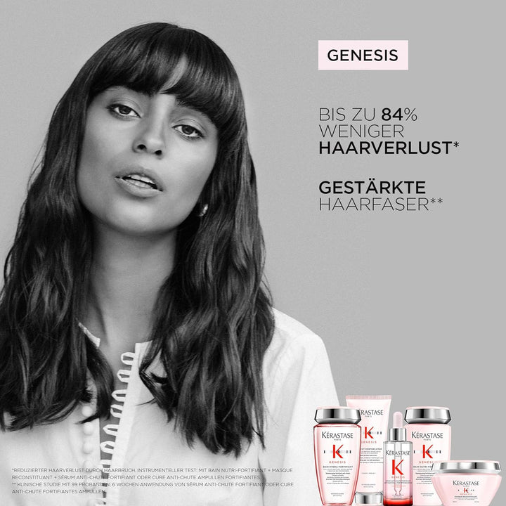 Kérastase, Genesis, Pflegeroutine mit Shampoo, Haarspülung, Haarkur & Hitzeschutzspray, Für feines u