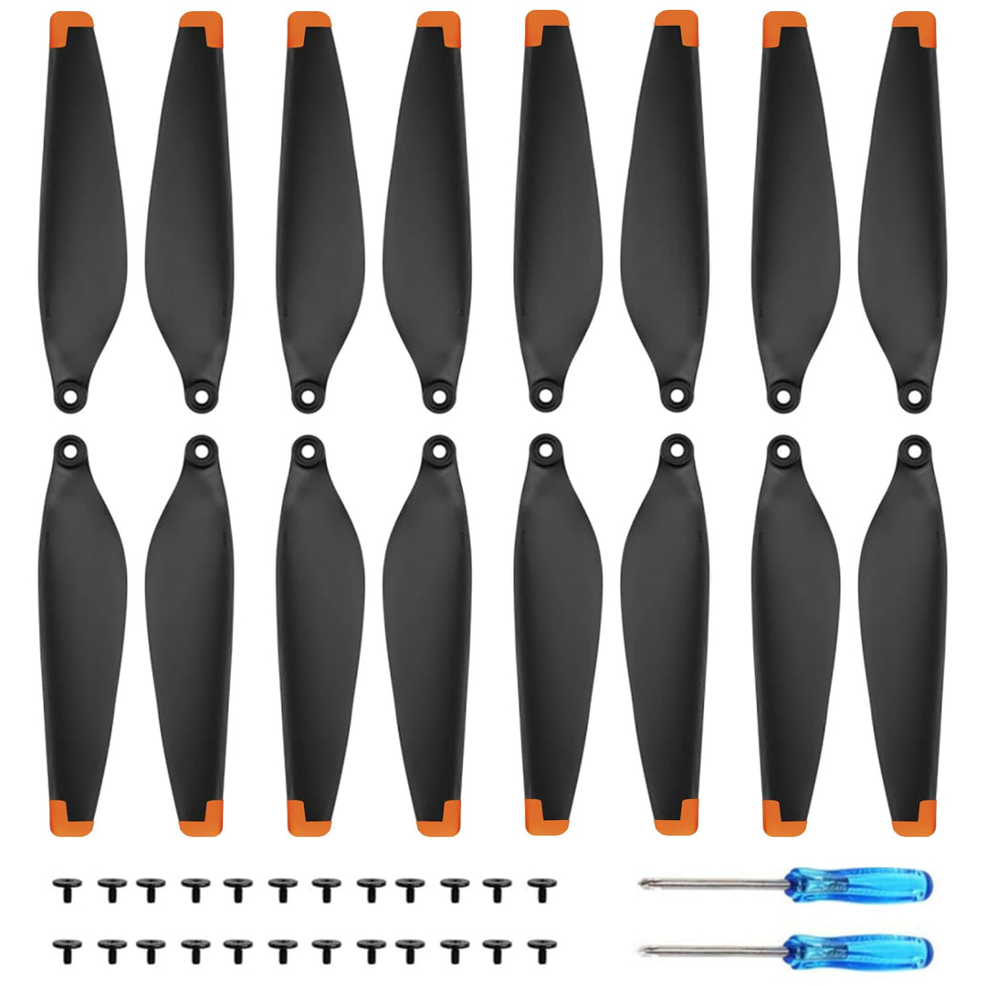 Bocguy 16 Pcs Drohne Mini 3/4 Pro Propeller, Propeller für Mini 3/4 Pro Zubehör Drohnenersatz mit 24