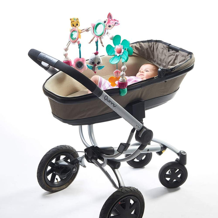 Tiny Love Sunny Stroll, Kinderwagen Spielbogen, Flexibler Spielbogen mit 6 Spielfiguren, 0M +, Tiny