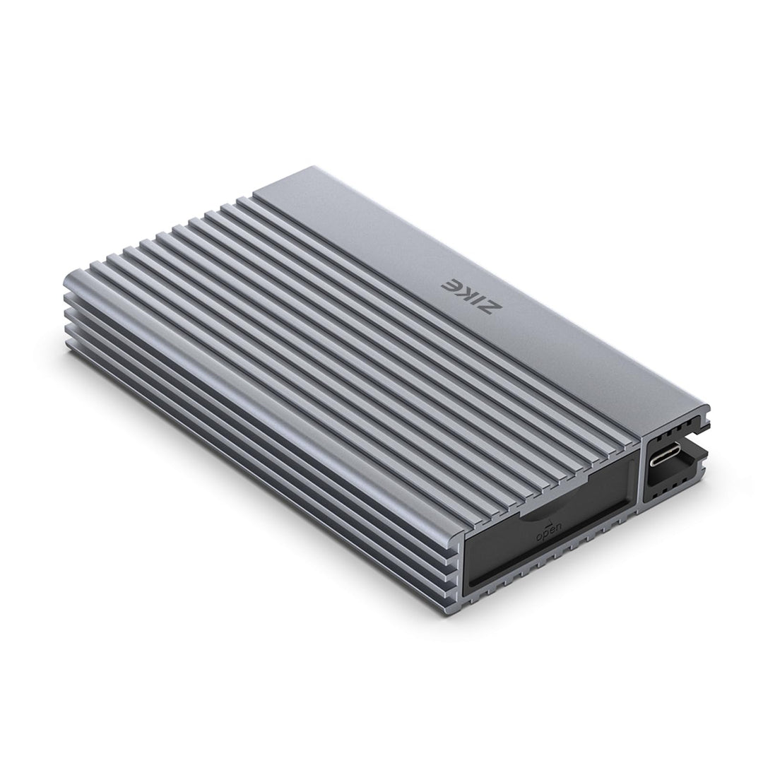 ZIKE 40Gbps M.2 NVMe SSD Gehäuse USB4.0 bis zu 3811MB/s Aluminiumgehäuse Z666, kompatibel mit Thunde