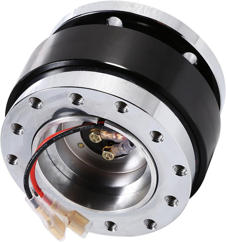 Radnabenadapter Abreisssatz, Universal 6-loch Auto Aluminium Lenkrad Schnellspanner Nabenadapter Len