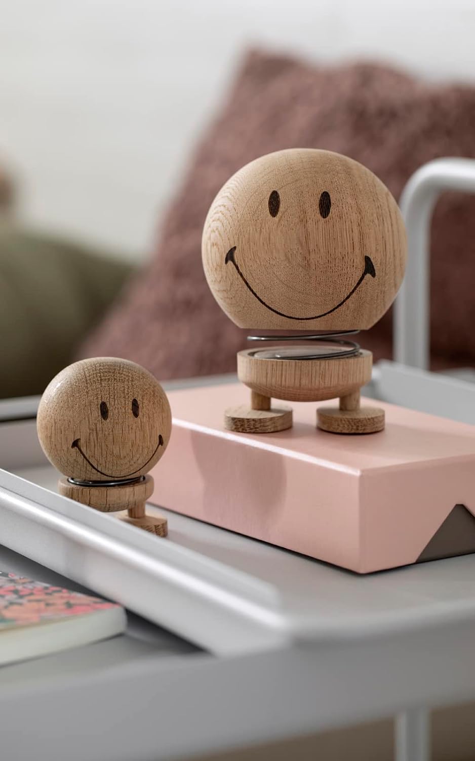 Hoptimist Smiley 7,4 x 8,3 x 9,5 cm M Raw Oak, M Raw Oak