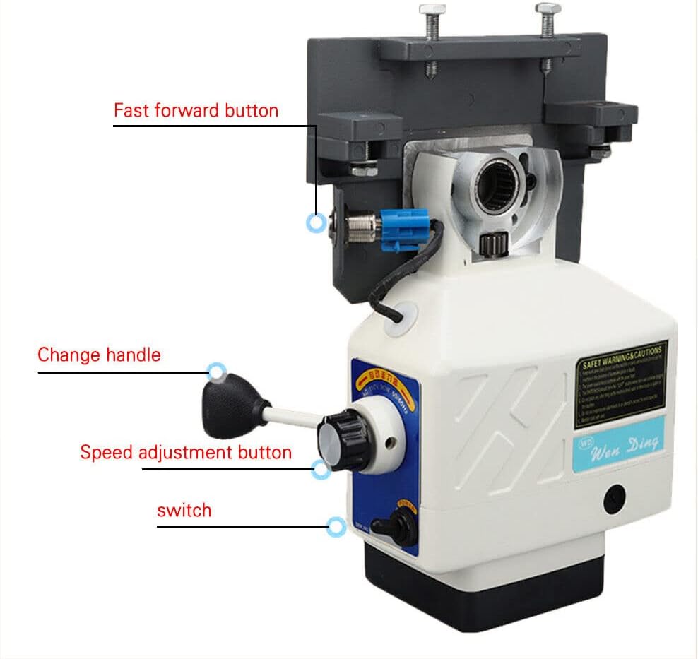Power Feed-Fräsen Frästischvorschub Vorschubgerät Fräsmaschine Power Feed Befestigung AL-310 220V Fü