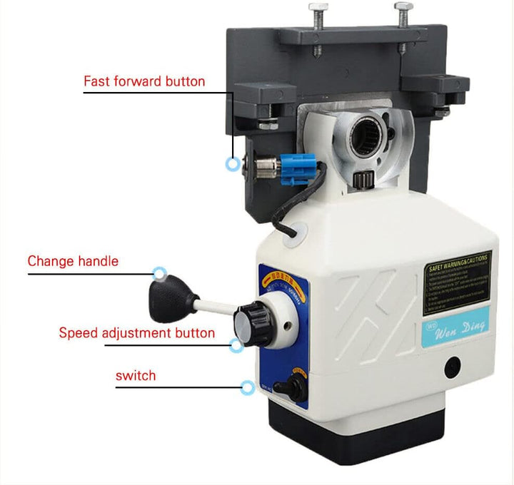 Power Feed-Fräsen Frästischvorschub Vorschubgerät Fräsmaschine Power Feed Befestigung AL-310 220V Fü