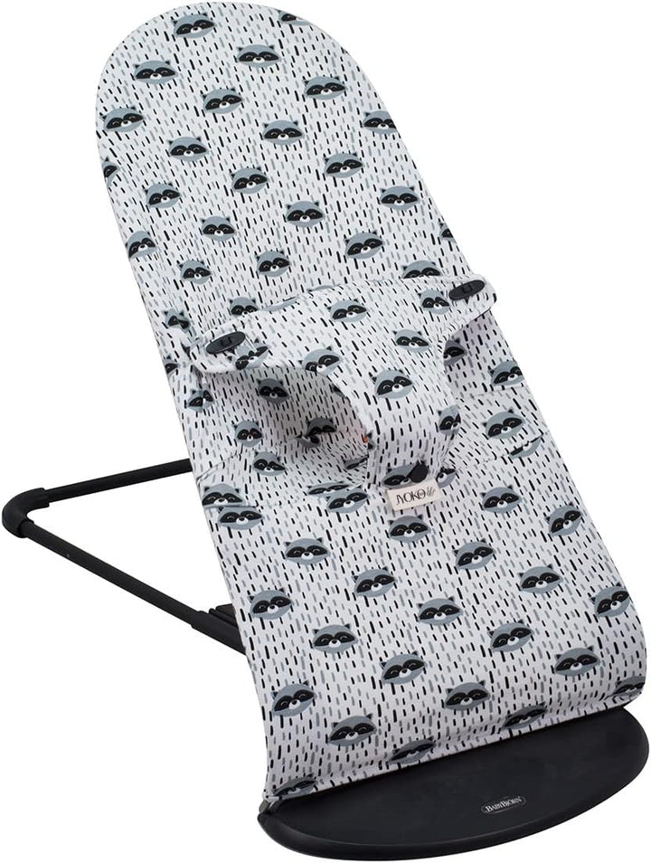 JYOKO Kids Bezug kompatibel mit Babybjorn Bliss, Balance, Soft (Raccoon, Baumwolle) Racoon Town, Rac