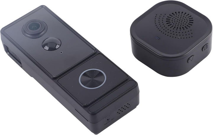 1080P Smart Video-Türklingel, 5G WiFi Zwei-Wege-WLAN-Türklingelkamera, Lange Akkulaufzeit, PIR-Erken