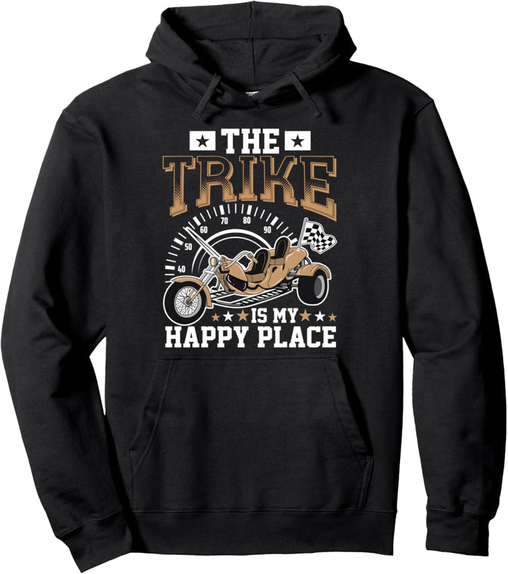 Trike Motorrad Lustige Fahrrad Reiten Dreirad Pullover Hoodie