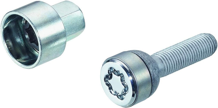 28032SL Radsicherungsbolzen SL (Ultra High Security) M14x1.5, Kegelsitz R12, Schaftlänge 34,5 mm, Ge