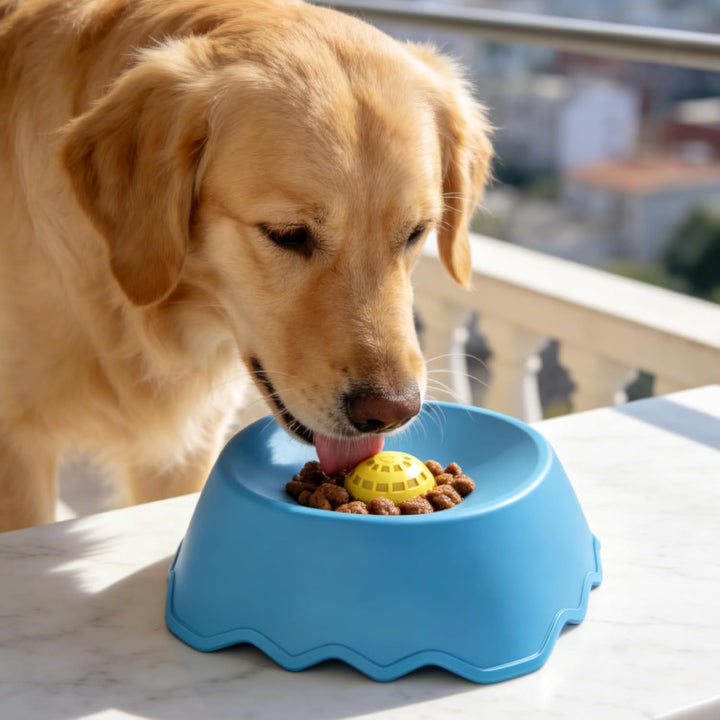 Hundelickspielzeug, Weichgummi Lick Bowl Für Hunde, 360° rutschfest und Kippsicher Schleckball Hund
