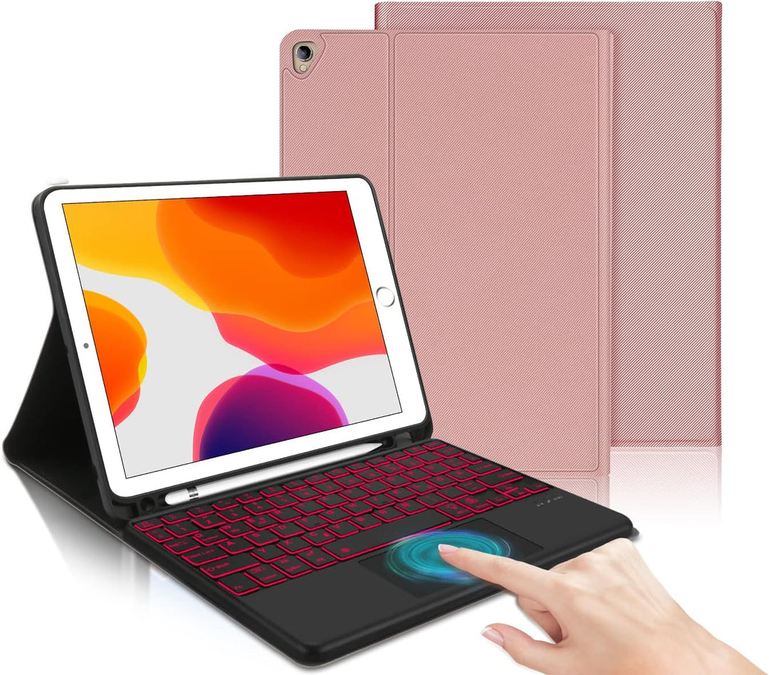 IVEOPPE Samsung Tablet A8 Hülle - Samsung Galaxy Tab A8 Tastatur mit Trackpad, Samsung Tablet Hülle