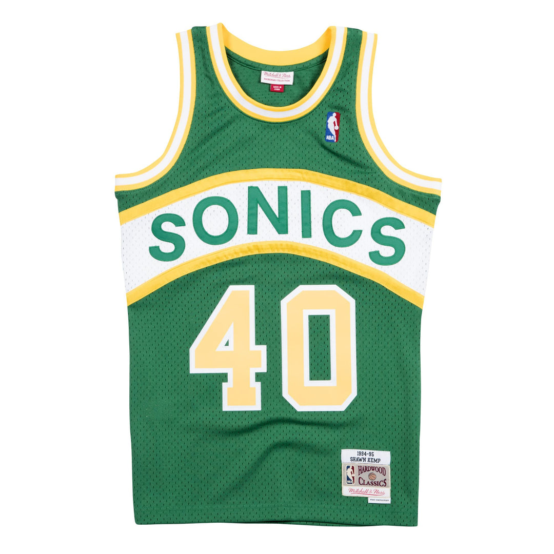 Mitchell & Ness NBA Hardwood Classics Swingman Jersey Seattle Supersonics - Shawn Kemp Dark Green S,