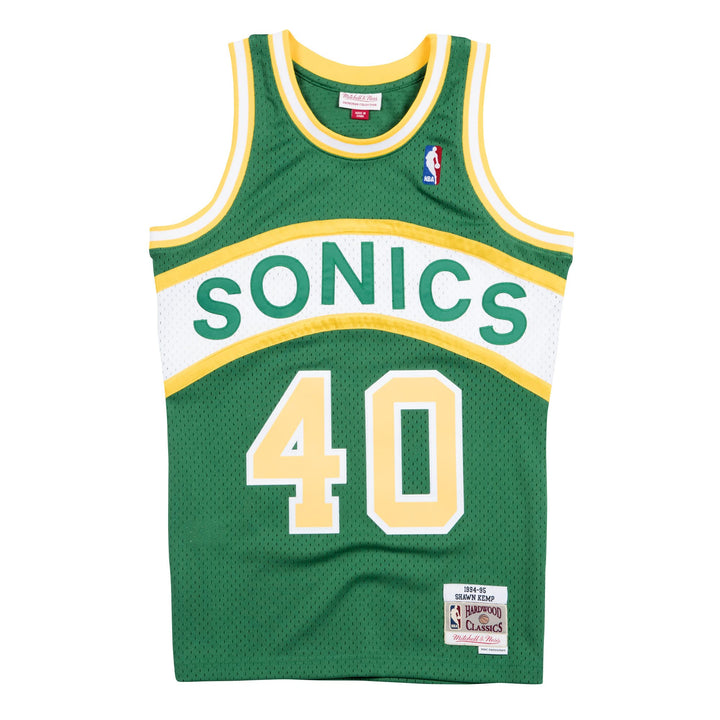 Mitchell & Ness NBA Hardwood Classics Swingman Jersey Seattle Supersonics - Shawn Kemp Dark Green S,