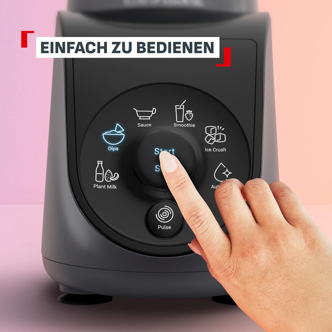 Tefal Blend Up Mini-Mixer, 1000 W, 8 Automatikprogramme, Powelix-Klingen, automatischer Reinigungsmo