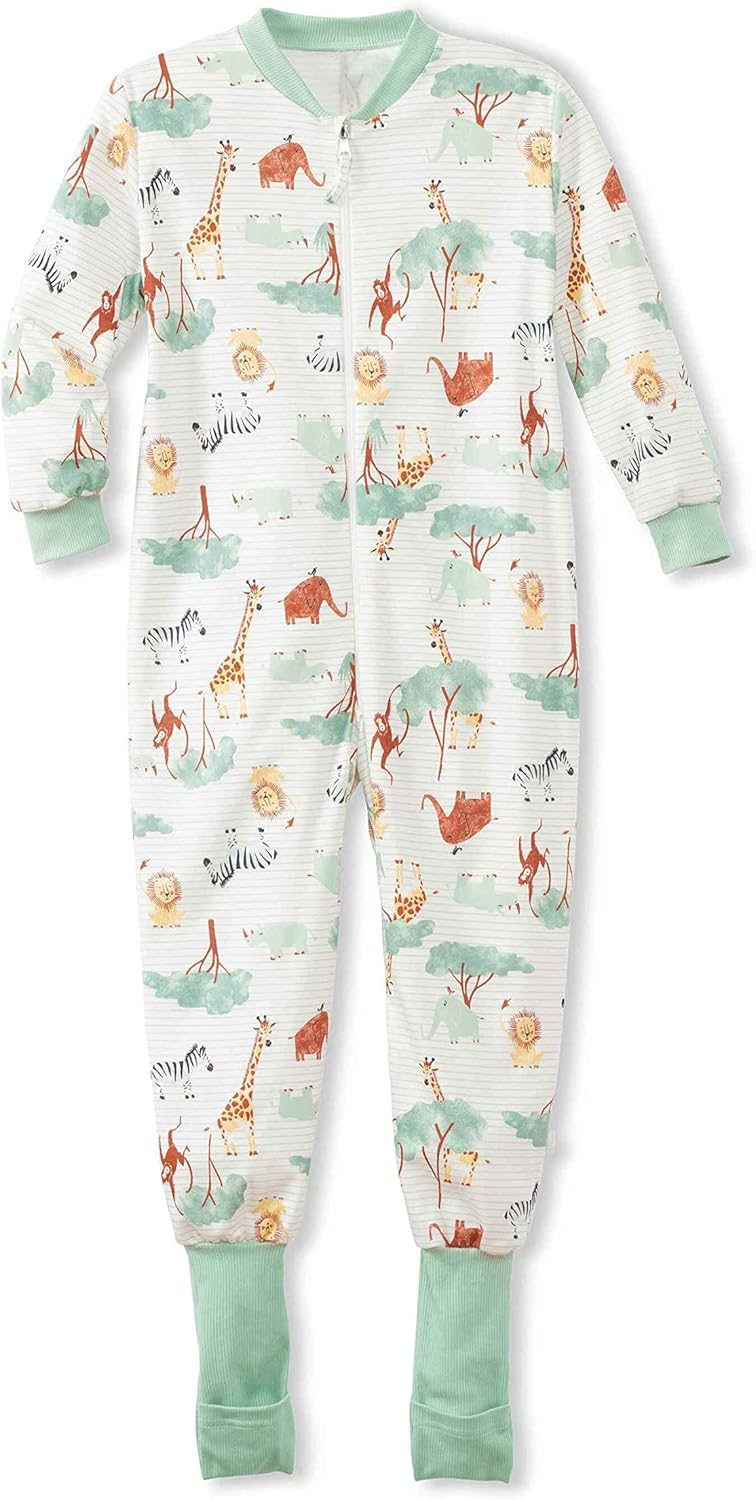 Calida Unisex Toddlers Safari Pyjamaset, Light Aqua, 68