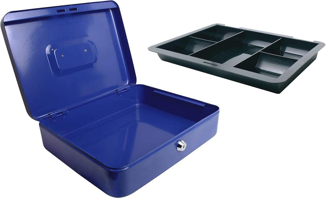 Kippen 10033B2 Geldkassette Blau, Masse: 200 x 160 x 90 mm