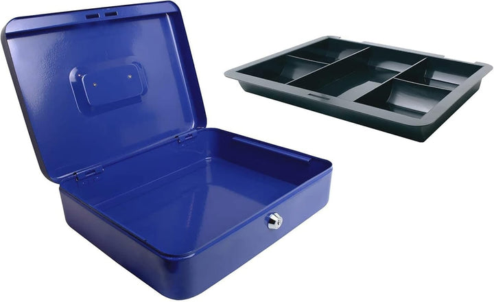 Kippen 10033B2 Geldkassette Blau, Masse: 200 x 160 x 90 mm