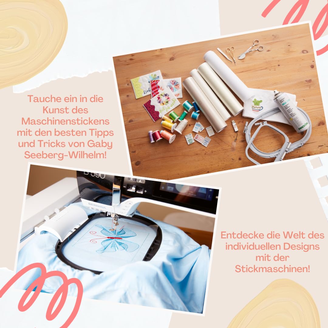 Sticken mit der Stickmaschine: Materialien, Grundlagen und Techniken. Mit über 70 Stickdateien zum D