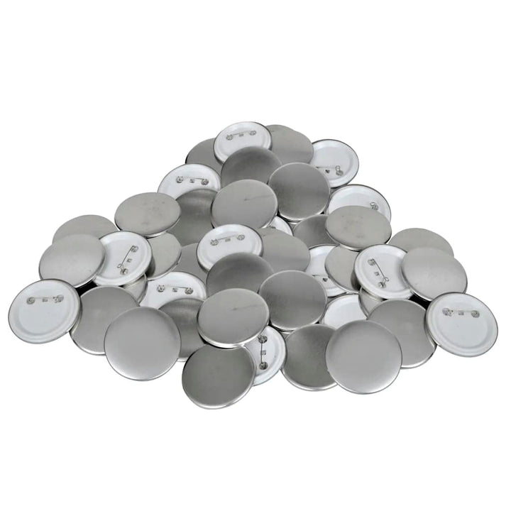 vidaXL 500x Buttonrohlinge 44mm Buttons Rohlinge Buttonmaschine Ansteckbuttons 44 mm, 44 mm