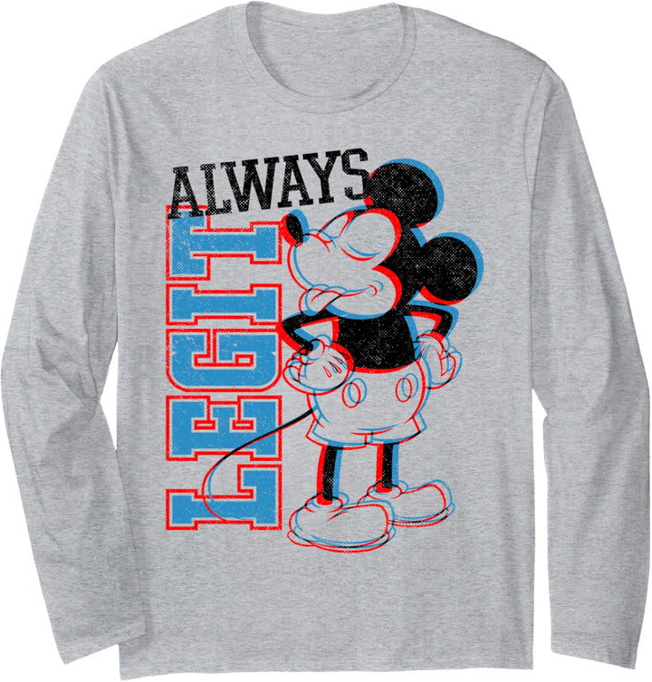 Disney Mickey And Friends Mickey Always Legit Langarmshirt