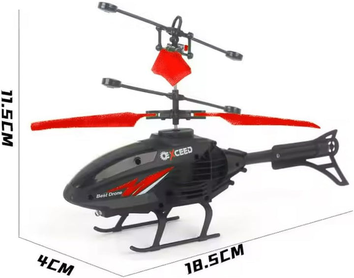 smile items Ferngesteuerter Hubschrauber für Kinder, einfaches RC-Spielzeug mit Auf- und Ab-Bewegung