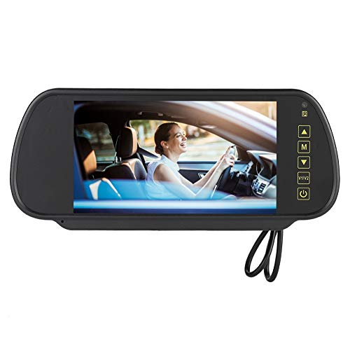 7 Zoll Auto Rückspiegel Display, 800x480 HD LED Einparkhilfe Bildschirm Monitor für VCD/DVD/GPS/Auto