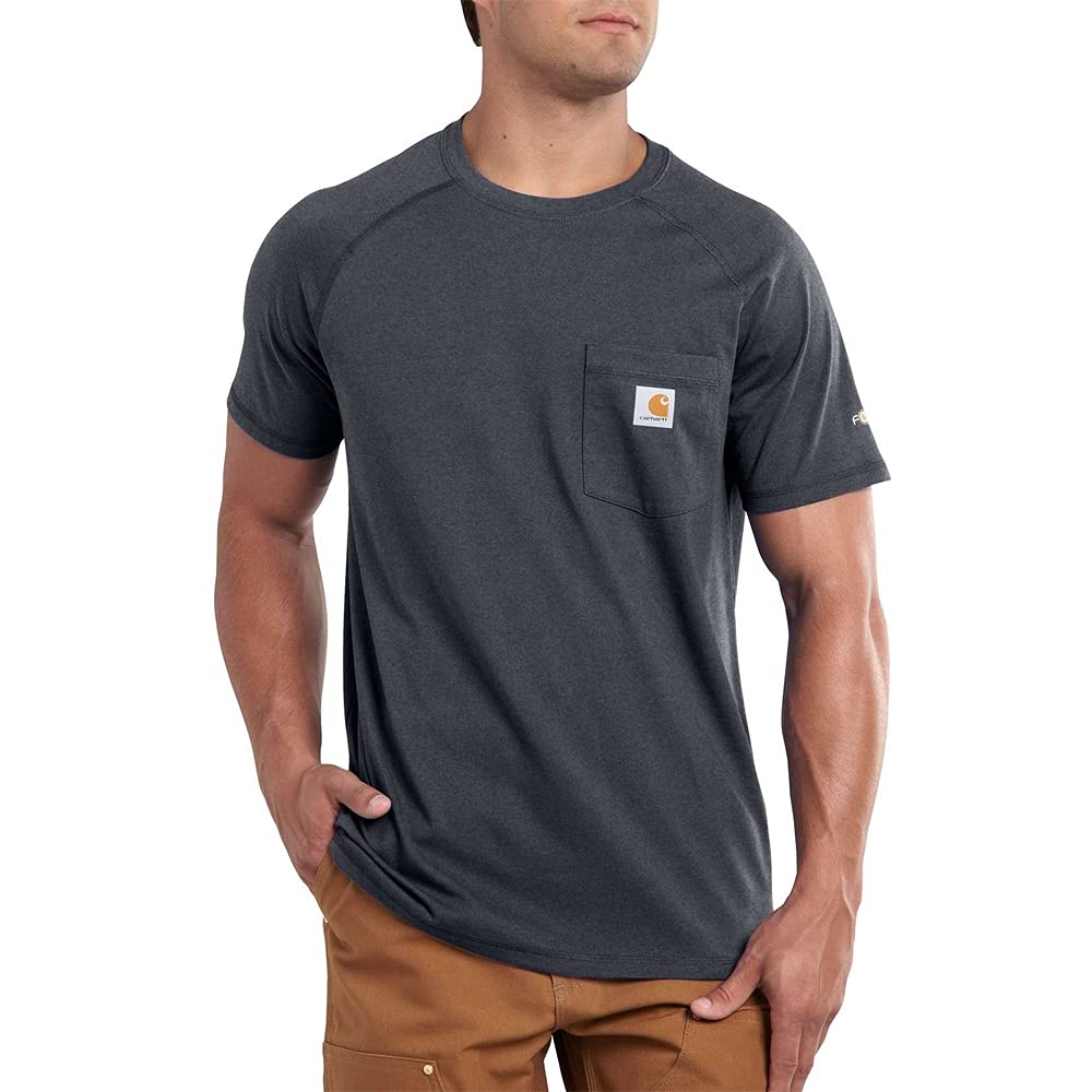 Carhartt Herren T-Shirt 4XL Anthrazit Meliert, 4XL Anthrazit Meliert