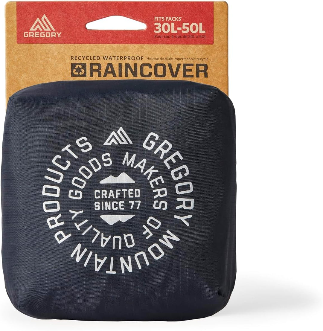 Gregory Trial Accessories - Raincover - wasserdichte, reflektierende Regenhülle für Rucksack Schwarz