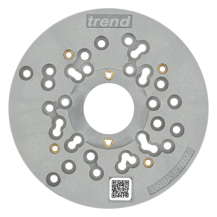 Trend Universal Trim Frästisch-Einsatzplatte, 150mm, Erweiterte Kompatibilität für 8mm Kantenfräsen,