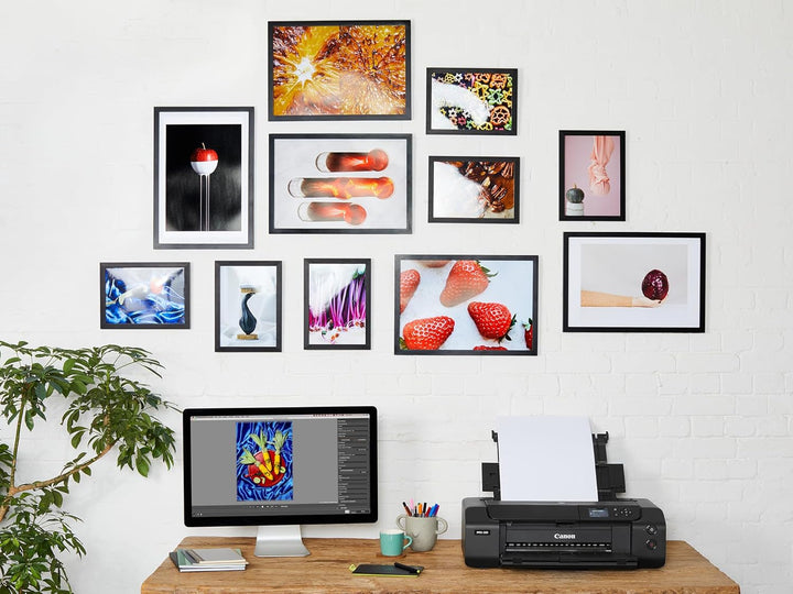 Canon 2311B021 Fotopapier PP 201 glänzend Din für Tintenstrahldrucker, Pixma Drucker, Schwarz, Weiss