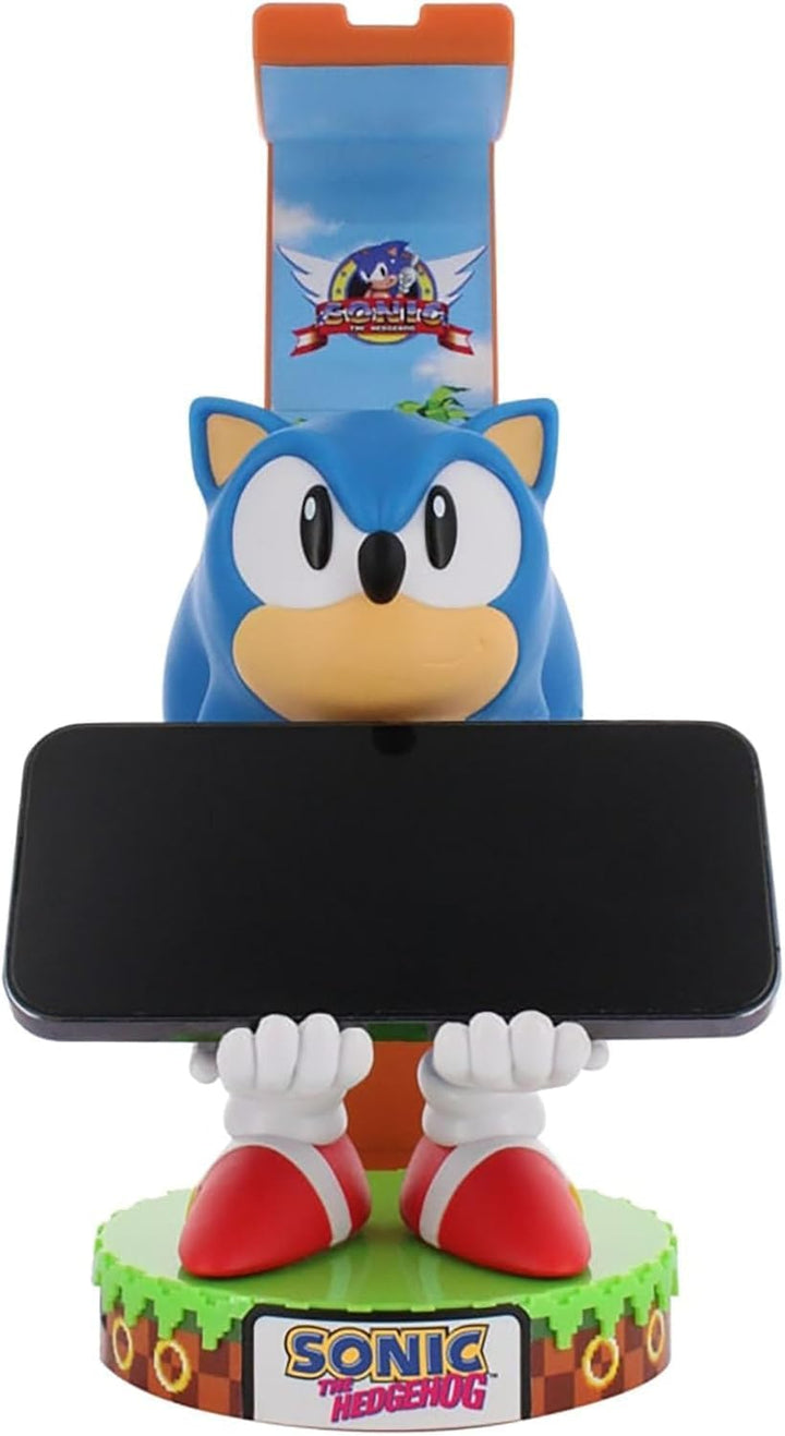 Exquisite Gaming: SEGA: Sonic Deluxe – beleuchteter Kopfhörerständer, Gerät, Controller und Telefons