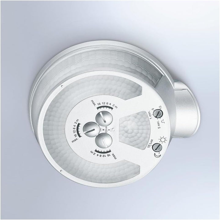 Steinel Bewegungsmelder sensIQ S KNX Schwarz, 300°|20 m Profi-Sensor, Unterkriechschutz, inkl. Eckwa