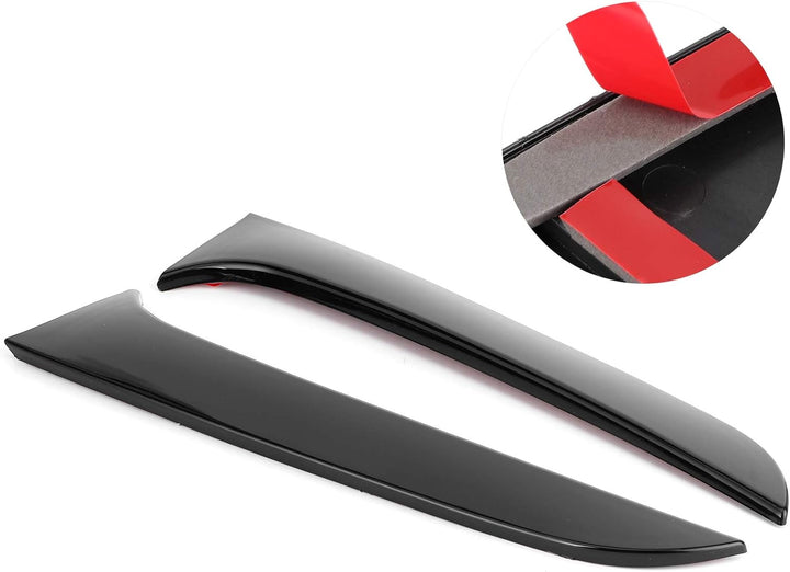 Heckspoiler Spoiler Heckfenster Seitenspoiler 2 pcs Heckfenster Seitenspoiler Flügel Trim Abdeckung